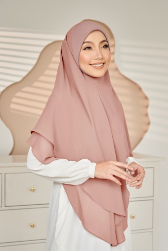 (AS-IS) Nageena Khimar in Punch Pink